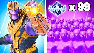 Thanos VS Every RANK in Fortnite!