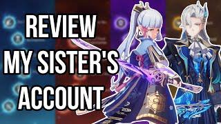 ASMR | Tour My Sister’s AR60 Genshin Impact Account With Me 🩷