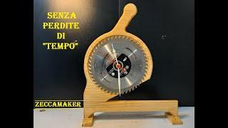 Orologio in legno fai da te in abete