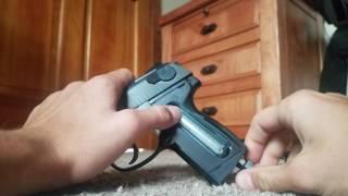 How much do you tighten and how to install a CO2 cartridge on an airsoft pistol.