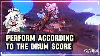 Perform according to the drum score (0/5) | Genshin Impact