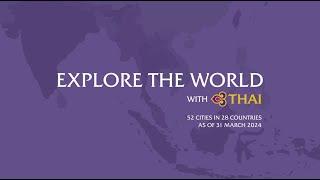 Thai Airways Destinations - Anywhere you want to go, Let #ThaiAirways take you there