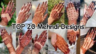 TOP 20 Mehndi Design Photos/Raksha Bandhan Mehndi Design Collection/Beautiful Mehndi Designs 2024