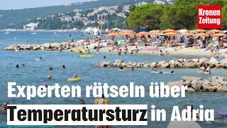 Mysteriöser Temperatursturz in der Adria: Warum fiel die Wassertemperatur rasant von 30 auf 19 Grad?