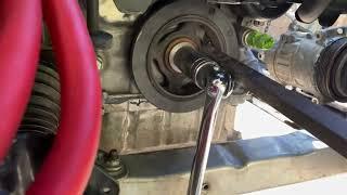 Crankshaft Pulley Bolt Removal No Special Tool