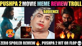 PUSHPA 2 MOVIE MEME REVIEW | PUSHPA 2 MOVIE REVIEW | PUSHPA 2 MOVIE | ALLUARJUN | MOVIE REVIEW