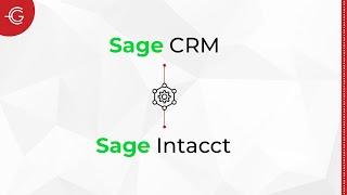 GUMU™ Sage CRM – Sage Intacct Integration I Greytrix