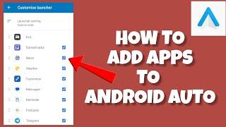 How To Add Apps To Android Auto || Rsha26 Solutions