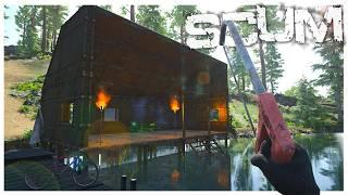 Epic Getaway Build in SCUM’s Most Stunning Spot!