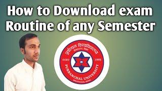 How to download Exam Routine Of Purbanchal University | Exam Routine Downloading Process