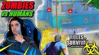 *NEW* ZOMBIE vs HUMAN RoS Game Mode in Rules of Survival! // Rules of Survival Zombie mode