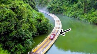 road floating on water|Aerial China