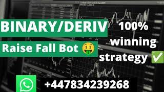 [Binary Deriv] Raise Fall Bot Pool Account ™ #trading #strategy #binary #crowdfunding #forex