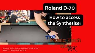 Part 2 - Roland D-70 How to access the synthesiser