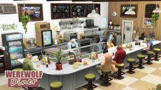 WEREWOLF DINER || The Sims 4: Werewolves || Speed Build (NO CC)