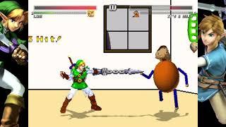 NICK54222 MUGEN: Link (me) VS It's A Bully (Lillies MADS AI Patch)