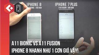 Speedtest: A11 Bionnic vs A10 Fusion | iPhone 8 vs iPhone 7 Plus | Nhanh như 1 cơn gió