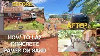 The SECRET to Laying Concrete Pavers on Sand Like a PRO!