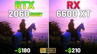 10 Games on RTX 2060 SUPER vs RX 6600 XT in 2023 - 1080p