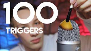 100 triggers in 1 minute ASMR