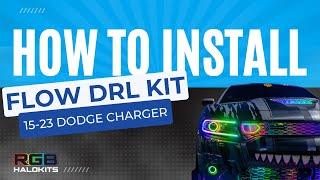 How to Install Flow Series DRL Headlight Kit for 15-23 Dodge Charger