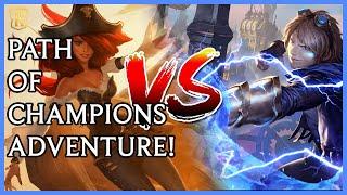 Miss Fortune vs Ezreal Path of Champions Adventure | Path of Champions Gameplay