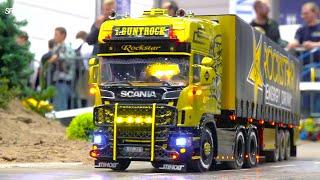 Top of RC Trucks heavy haulage RC Truck Scania fully lighted and handmade details