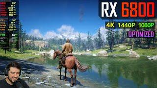 RX 6800 - Red Dead Redemption 2 - Awesome Performance!