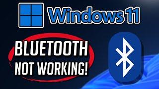 FIX Bluetooth Device Not Working On Windows 11   [2024]