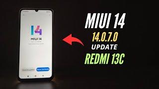 Xiaomi Redmi 13C | System Update | MiUi 14 |14.0.7.0 | Android 14 |