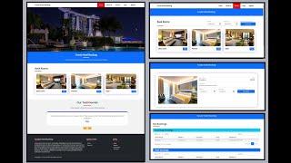 Hotel booking management system | Online Hotel room booking project in PHP MySQL | Source code