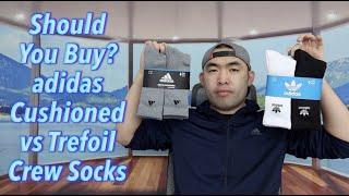 Should You Buy? adidas Cushioned vs Trefoil Crew Socks