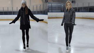 MILA and MALINA in high heels on ICE !