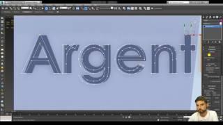 ArgentFish LOGO 3DS max Modeling, Texturing & Visualization