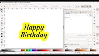 Creating Text with Shadow using Inkscape ver 1 0