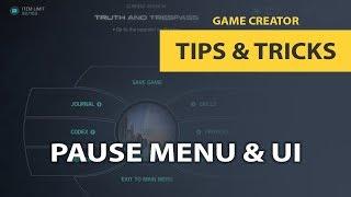 #4 Pause Menu - Unity Game Creator Tips & Tricks