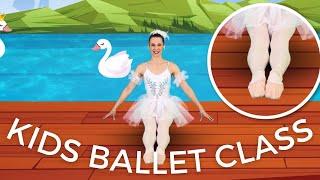SWAN LAKE Kids Ballet Class | The Swan Princess Ballerina (Ages 3-8)