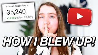 HOW I GAINED 10,000 SUBSCRIBERS IN ONE MONTH! Grow On YouTube FAST 2020!