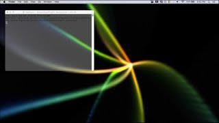 How to Use a Screensaver as Your Background on OS X