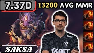 7.37d - Rank 7 Saksa LION Soft Support Gameplay - Dota 2 Full Match Gameplay