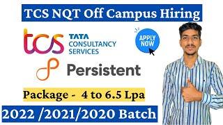 TCS Off Campus Drive 2022 | TCS NQT Job Hiring | TCS Recruitment 2022 | TCS Freshers Hiring 2022