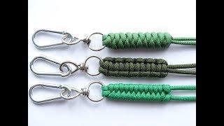 DIY-Top 3 Easiest Paracord "Neck-Knife-Keychain" Lanyard - Cobra-Snake-Fishtail Knot – CBYS