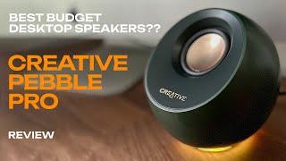 CREATIVE PEBBLE PRO SPEAKERS - REVIEW - You might need these ones!