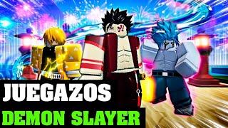 MEJORES JUEGOS DE ROBLOX DEMON SLAYER 2024