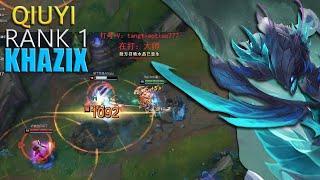 [RANK 1 KHAZIX] HOW TO DEAL WITH A MASTER TALIYAH - QIUYI KHAZIX VS TALIYAH