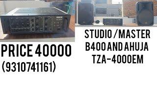 PRICE 40000 (9310741161) AHUJa TZA 4000 EM and studio master speakers