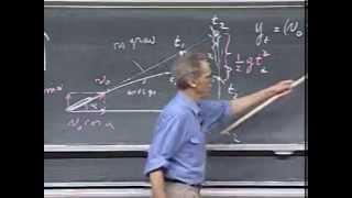 Lec 04: The Motion of Projectiles | 8.01 Classical Mechanics, Fall 1999 (Walter Lewin)