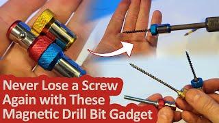 ** IT WORKS ** Never Loose A Screw Again - Magnetic Drill Bit Holder. Metal Magnetizer Screw