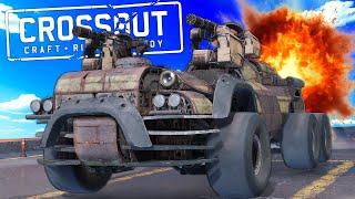 I Built and Battled an EXTREME  HOT ROD in Crossout!