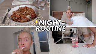 NIGHT ROUTINE in our FIRST HOUSE + CLEAN WITH ME!